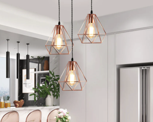 Enhance Your Space with a Nordic Rose Gold Pendant Light