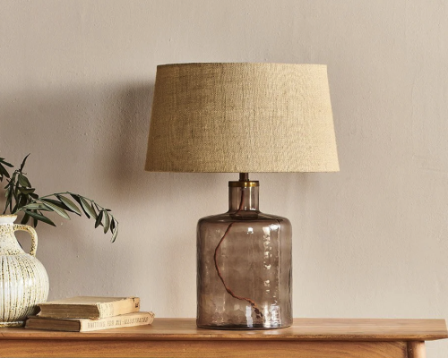 Enhance Your Space with a Clear Glass Lamp