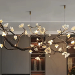 Embrace Nordic Fresh Style with a Tree Branch Chandelier